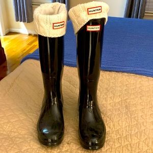Hunter tall rain boots